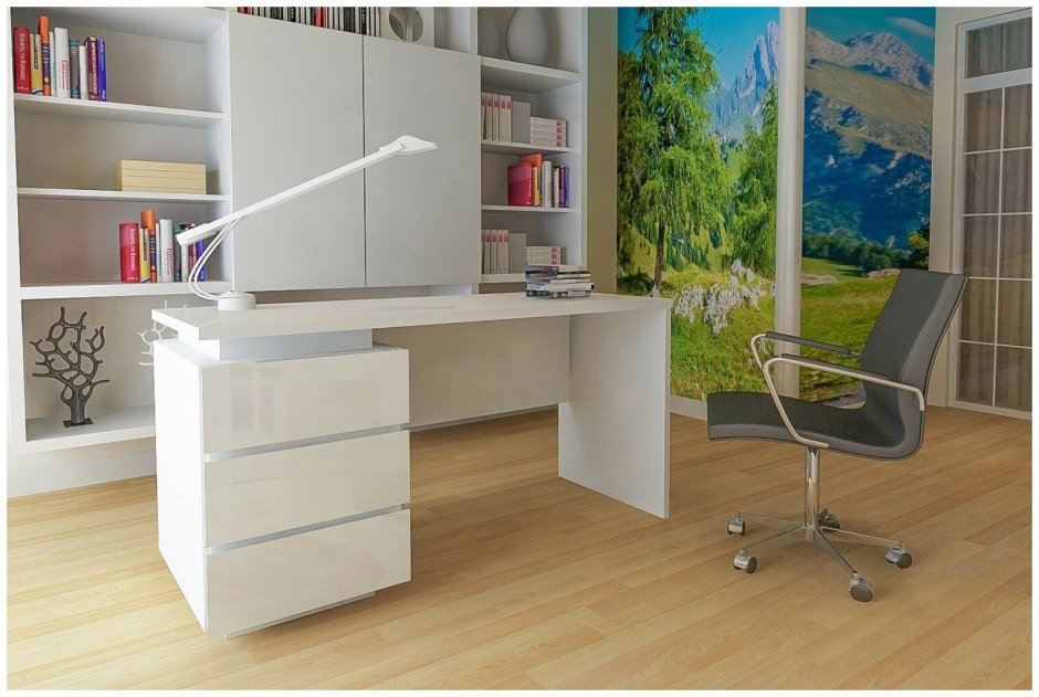 Стол письменный кварт MD 767.06.11 белый