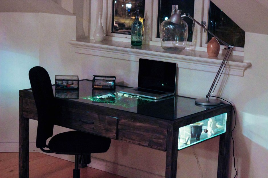 Аквариум на письменном столе