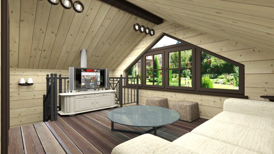 Терраса на мансарде