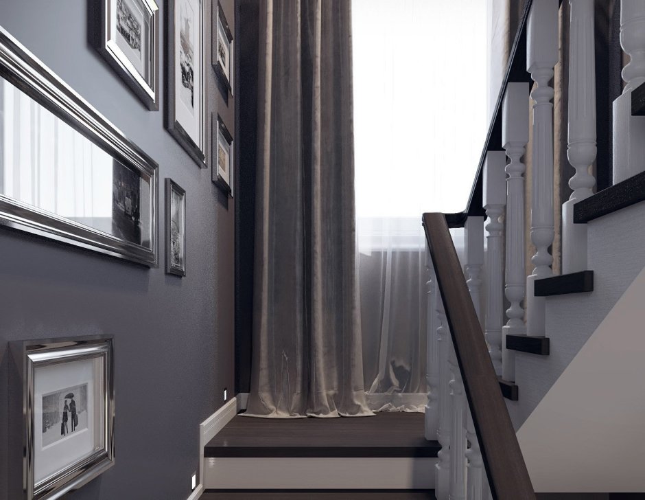 Шторы на лестничный пролет