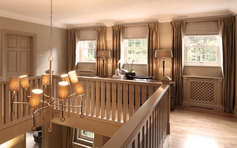 Шторы на лестничный проем