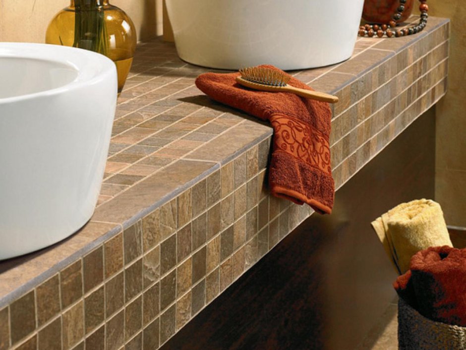 Столешница из плитки