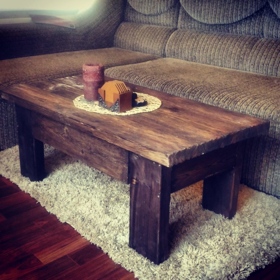 Резной журнальный столик из дерева своими руками