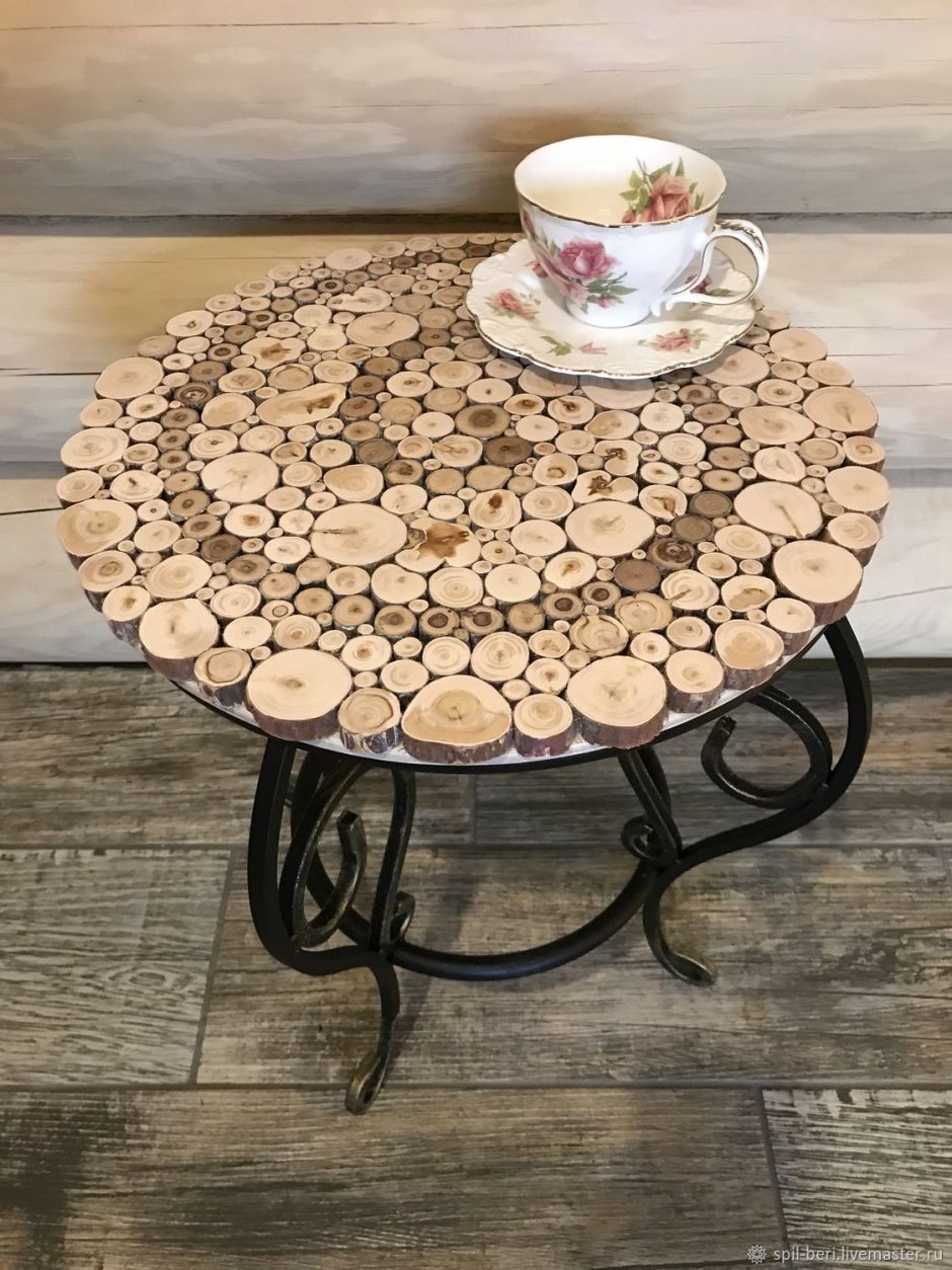 Декупаж журнального столика