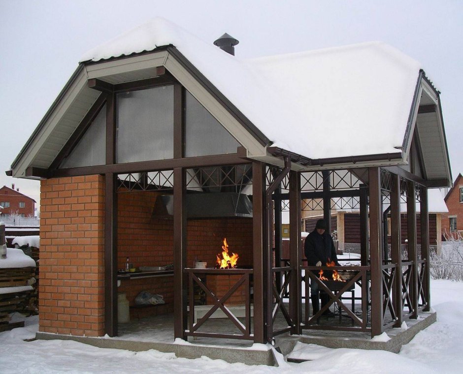 Беседка барбекю Гельвеция