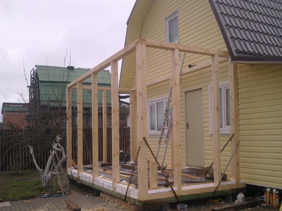 Детинец пристройка веранды