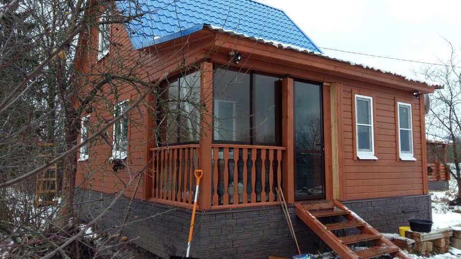 Садовый домик из бруса