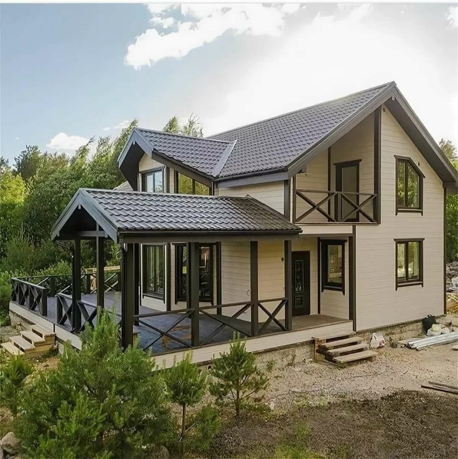 Каркасная баня 6х6