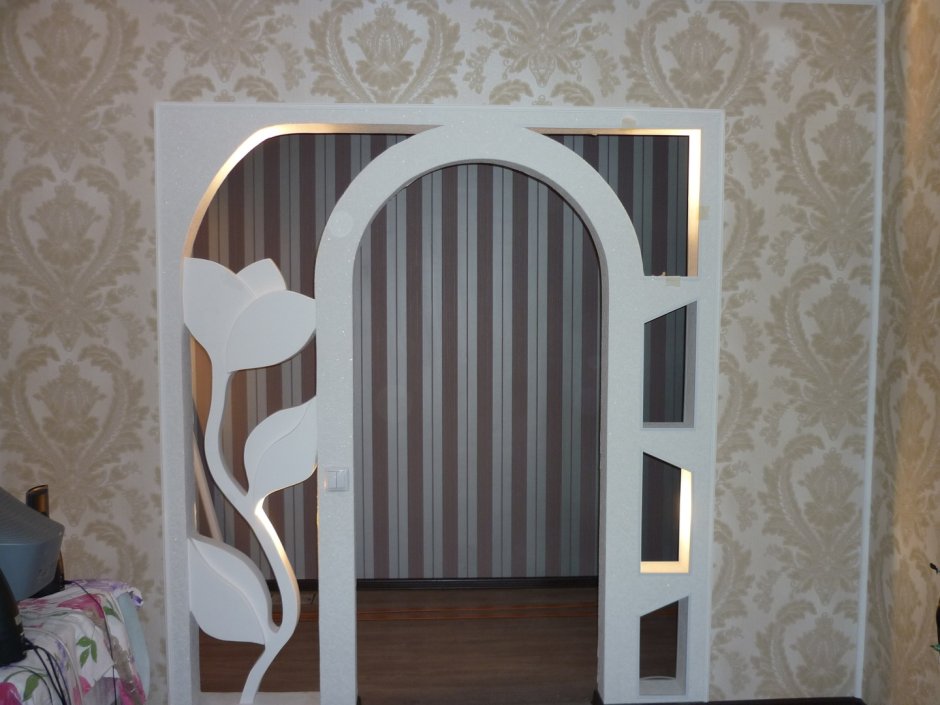 Арка из гипсокартона межкомнатная
