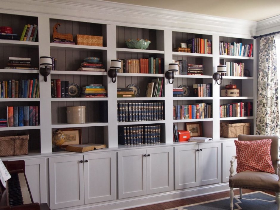 Книжные стеллажи американские