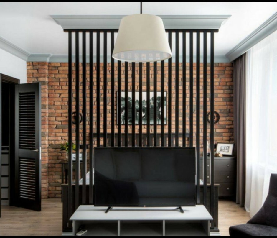 Раздвижные двери для зонирования комнаты