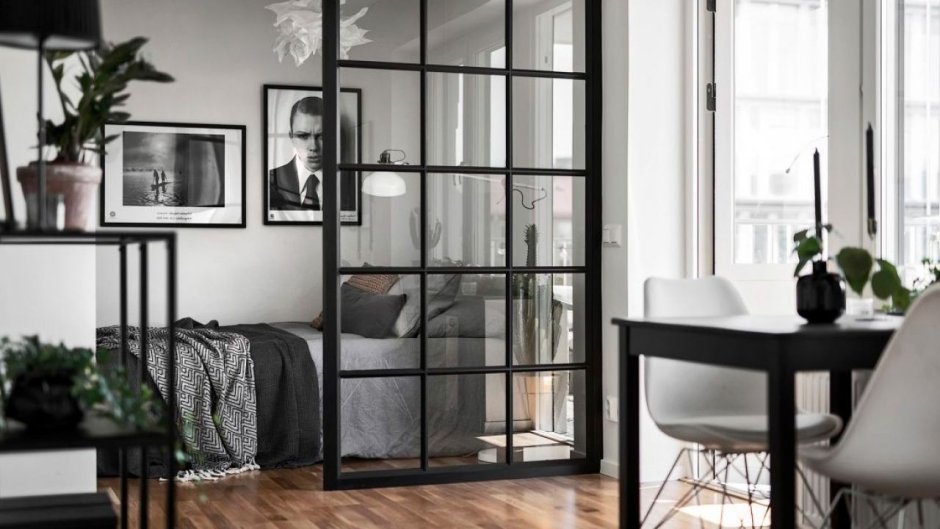 Механизмы на раздвижной перегородки для зонирования