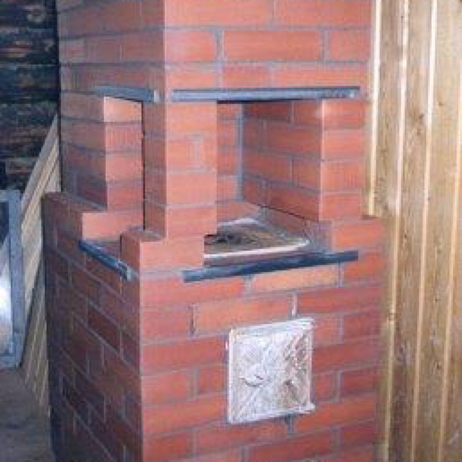 Отопительная кирпичная печь 100кв