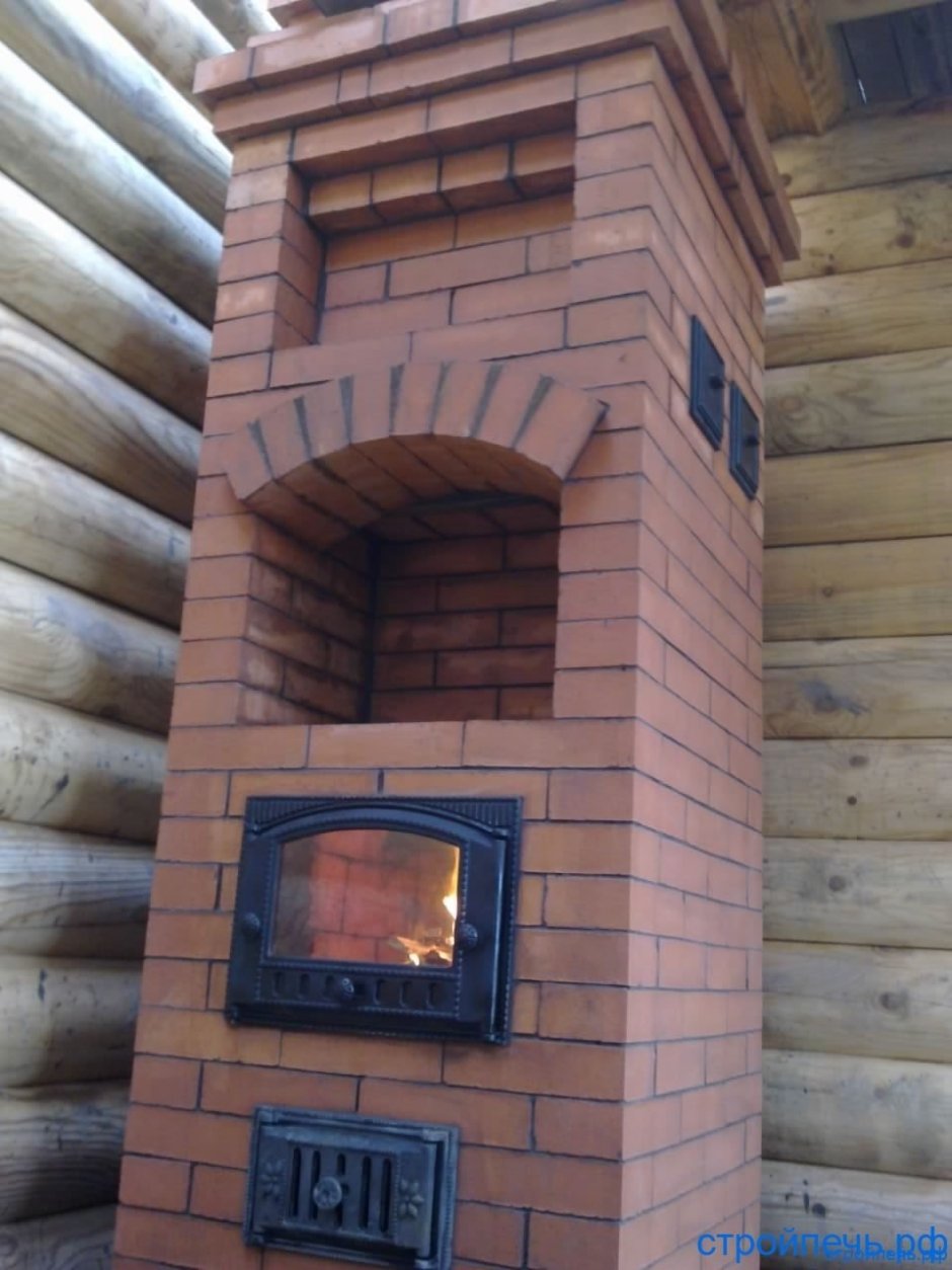 Печь кирпичная шведка кирпичная