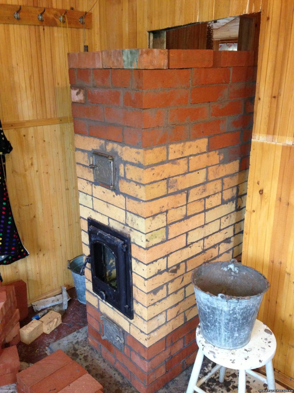 Печка для дачи из кирпича