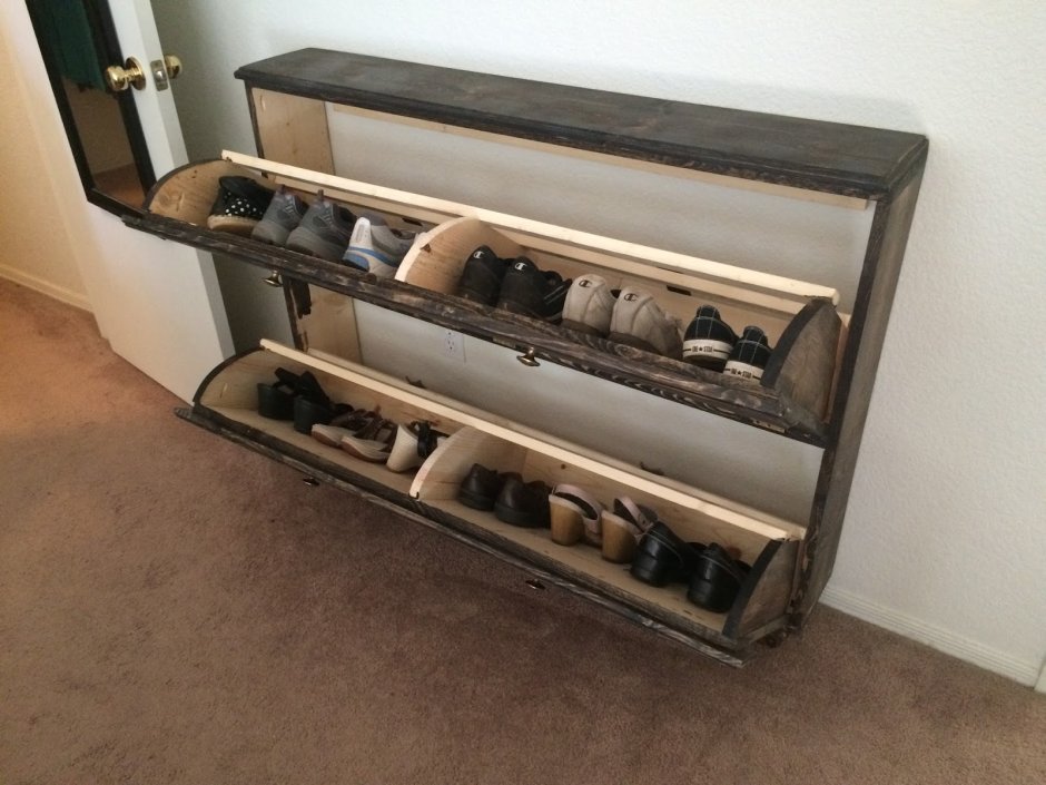 Самодельные полки для обуви