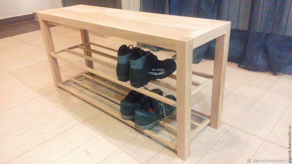 Обувная полка из фанеры