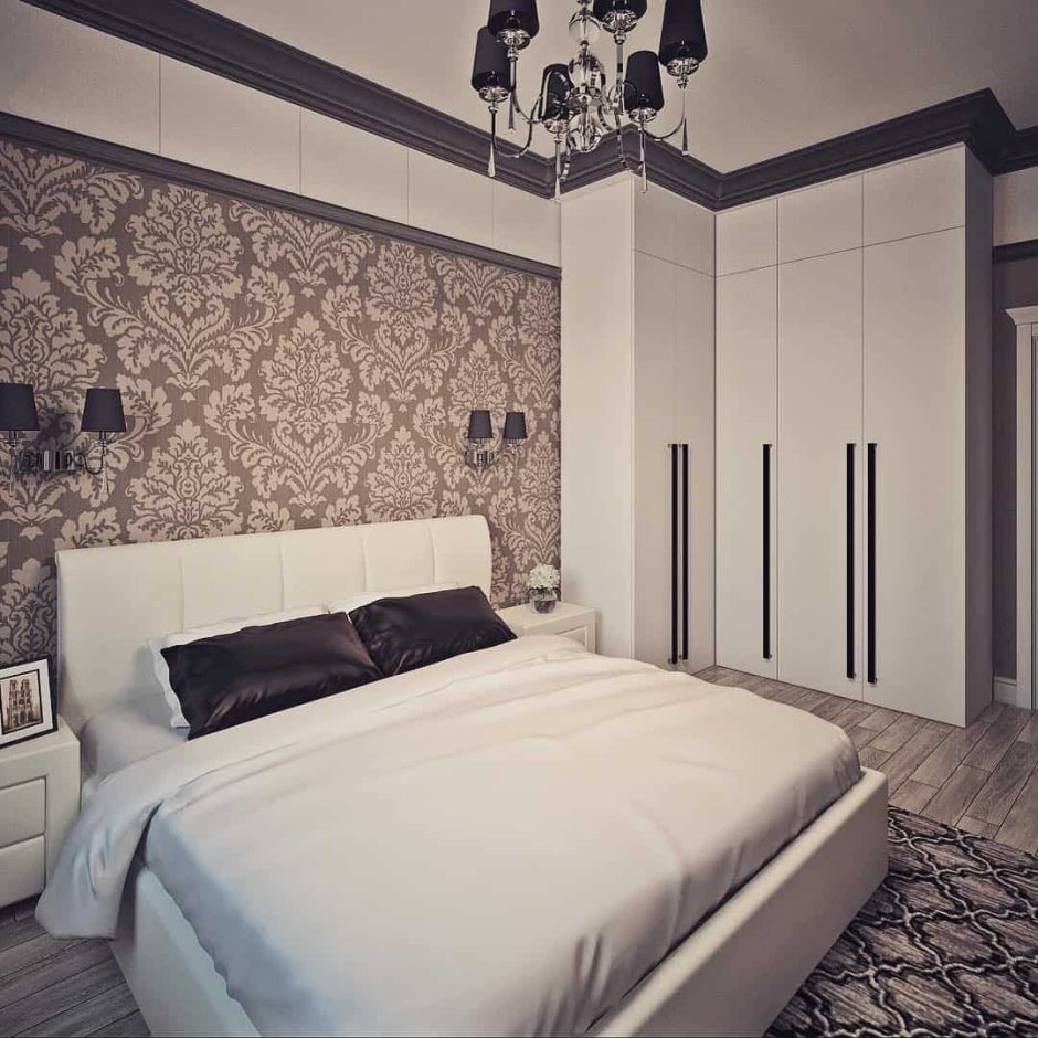 Спальня 12 кв.м арт деко