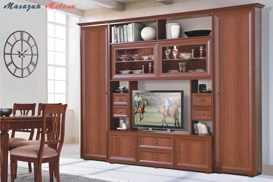 Стенка Эдвард мебельная фабрика Диал