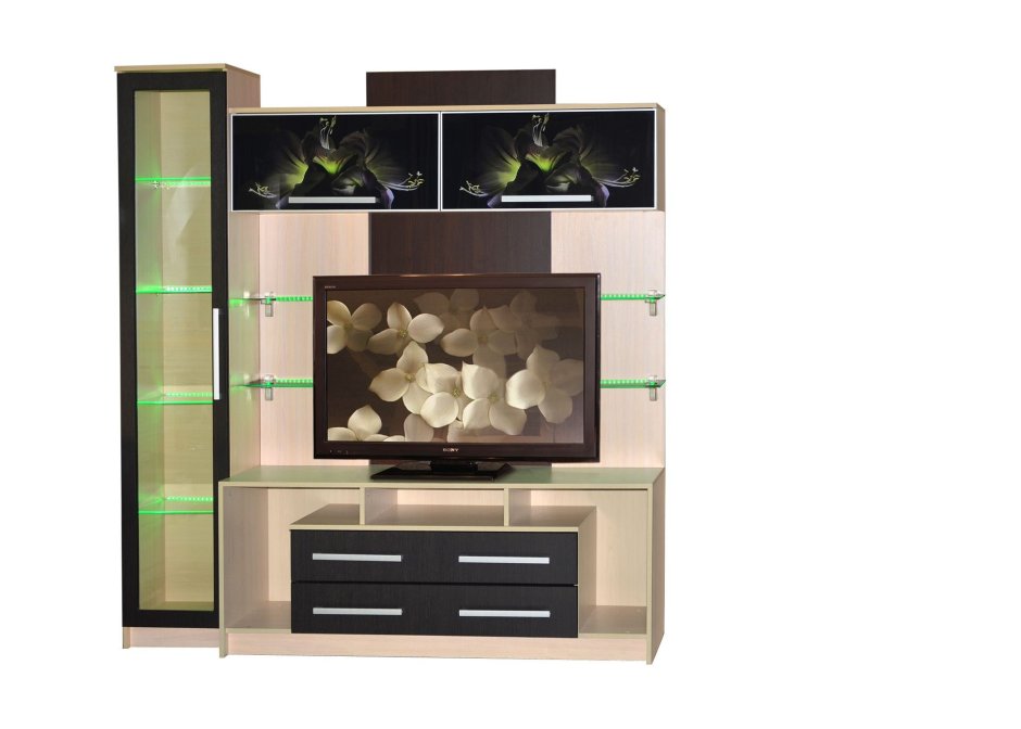 Мини стенки с нишей под телевизор