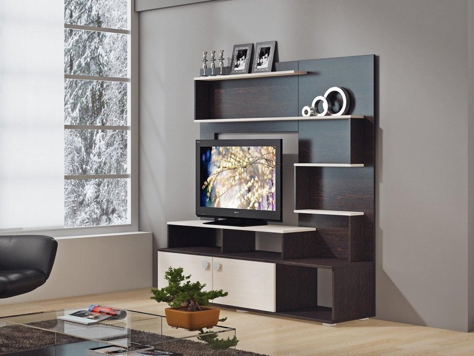 Стенка Юджи венге, дуб