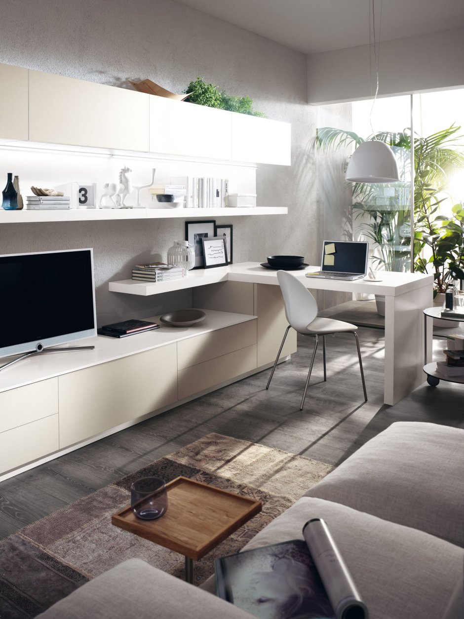 Гостиная с письменным столом