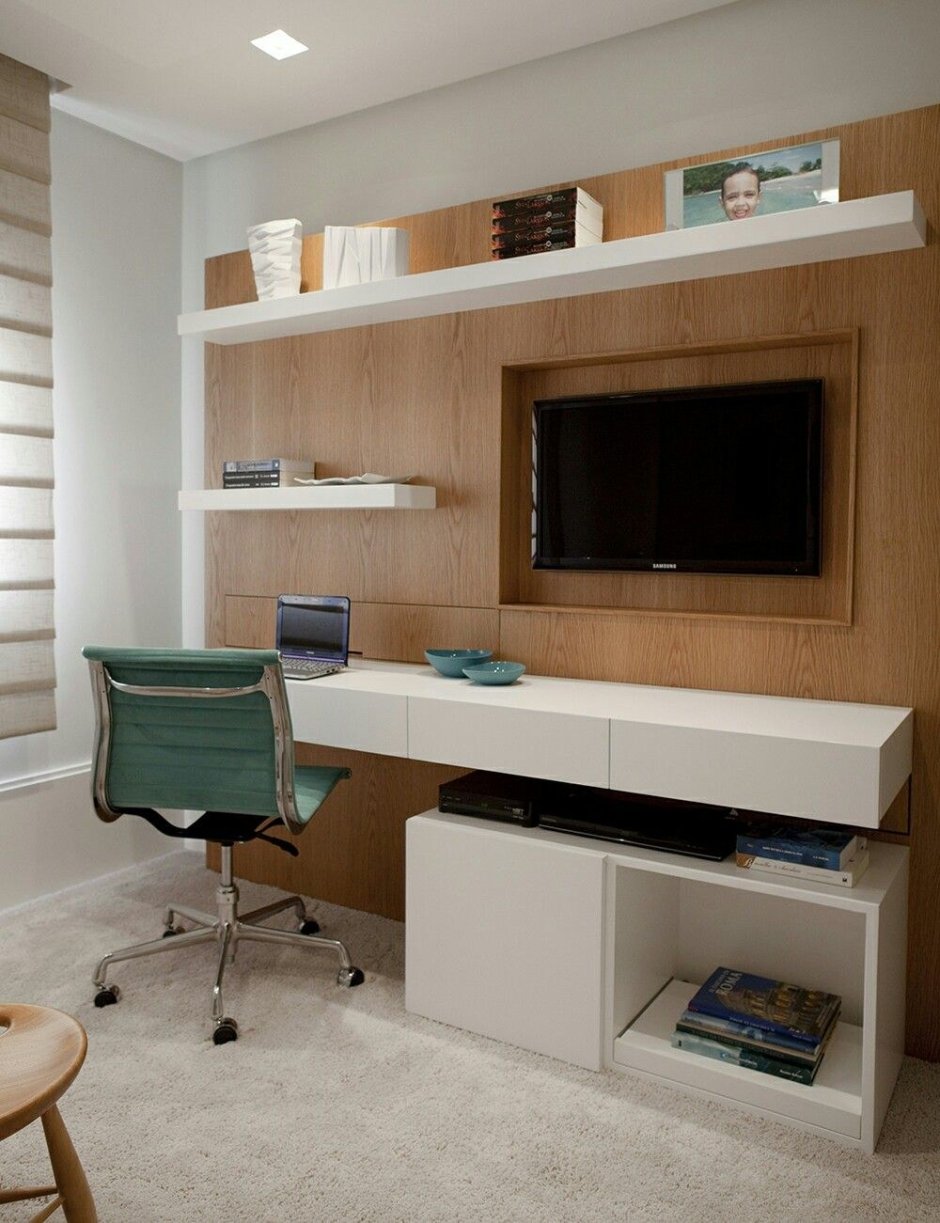 Гостиная с рабочим местом