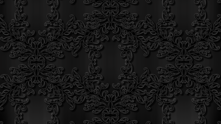 Черный фон с узорами