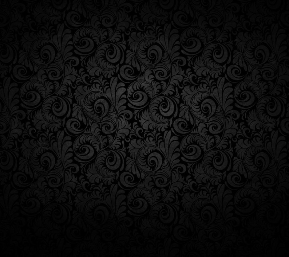Черный фон с узорами
