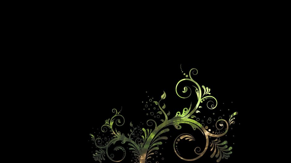 Темный фон с узорами