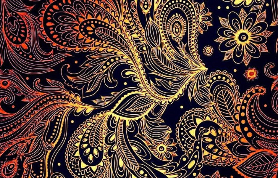 Хохлома паттерн