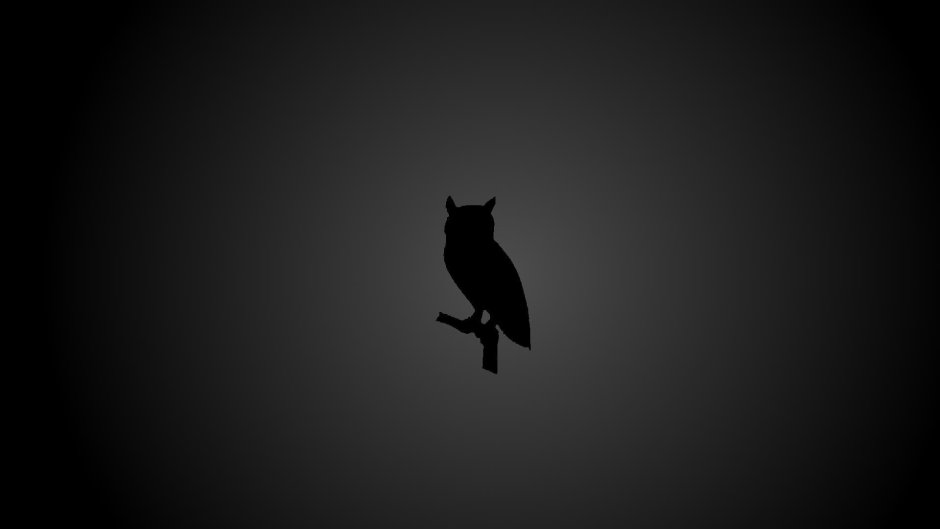 Черная заставка