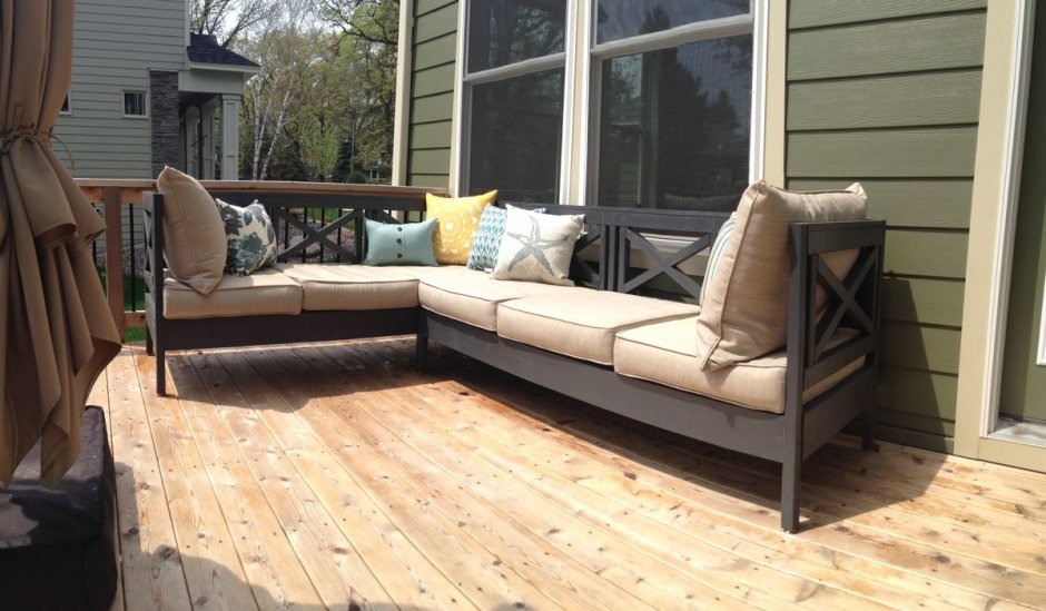 Диван качели из дерева