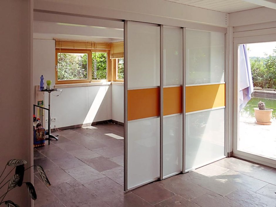 Раздвижные алюминиевые перегородки profil Doors