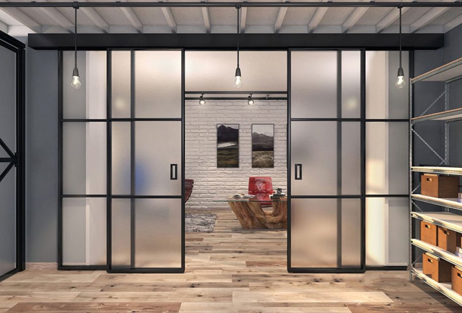 Гардиан раздвижные перегородки лофт