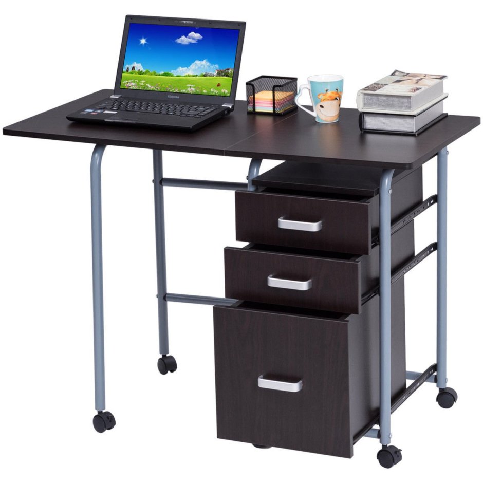 Компьютерный столик на колесиках