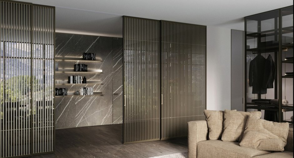 Перегородки Юнион раздвижные Union межкомнатные