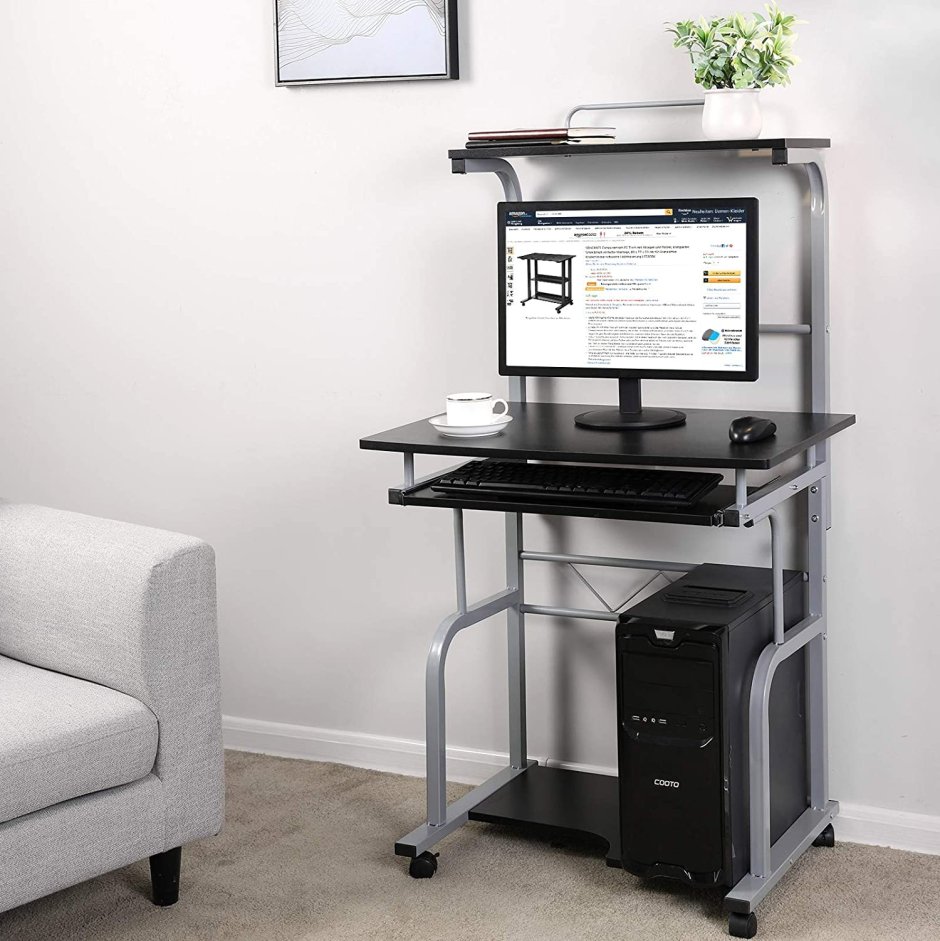 Передвижной компьютерный столик