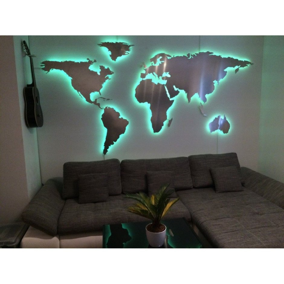 Неоновые фигурки на стену