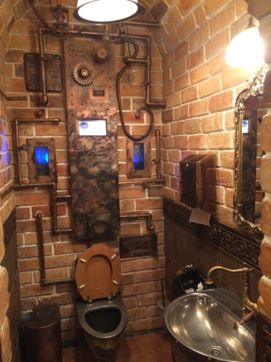 Ванная в стиле стимпанк