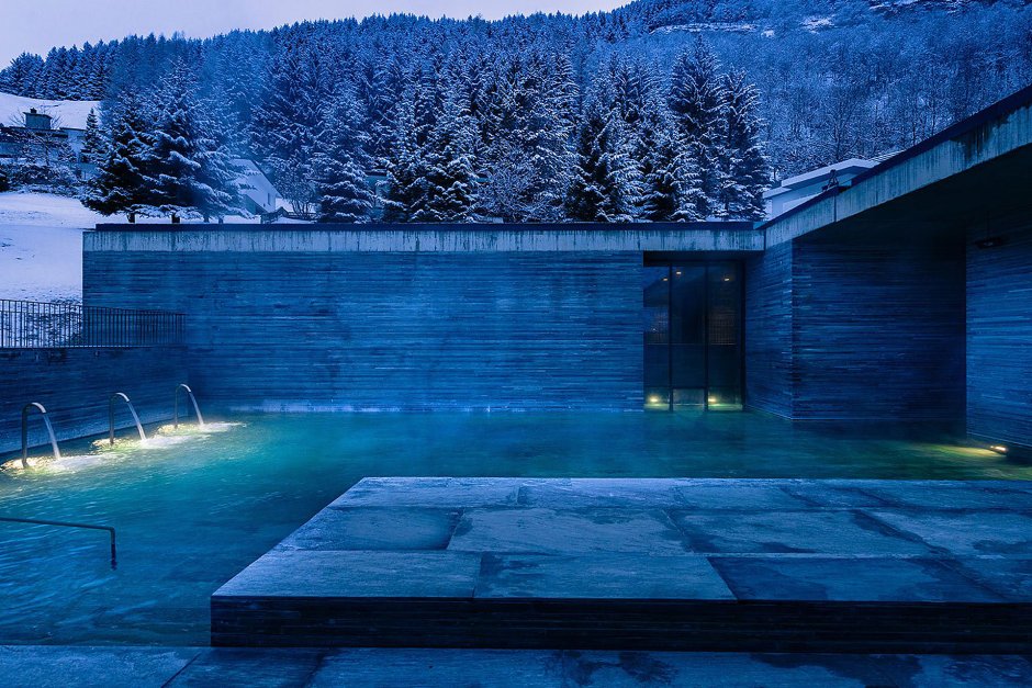 Hotel Therme Vals, отель Швейцария