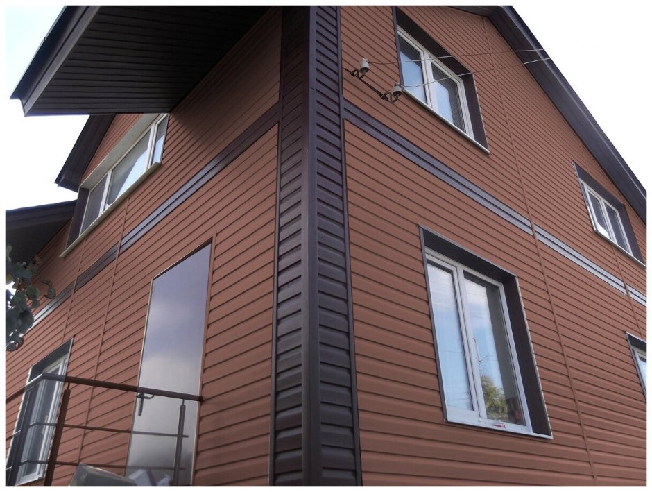 Сайдинг Гранд лайн темный дуб