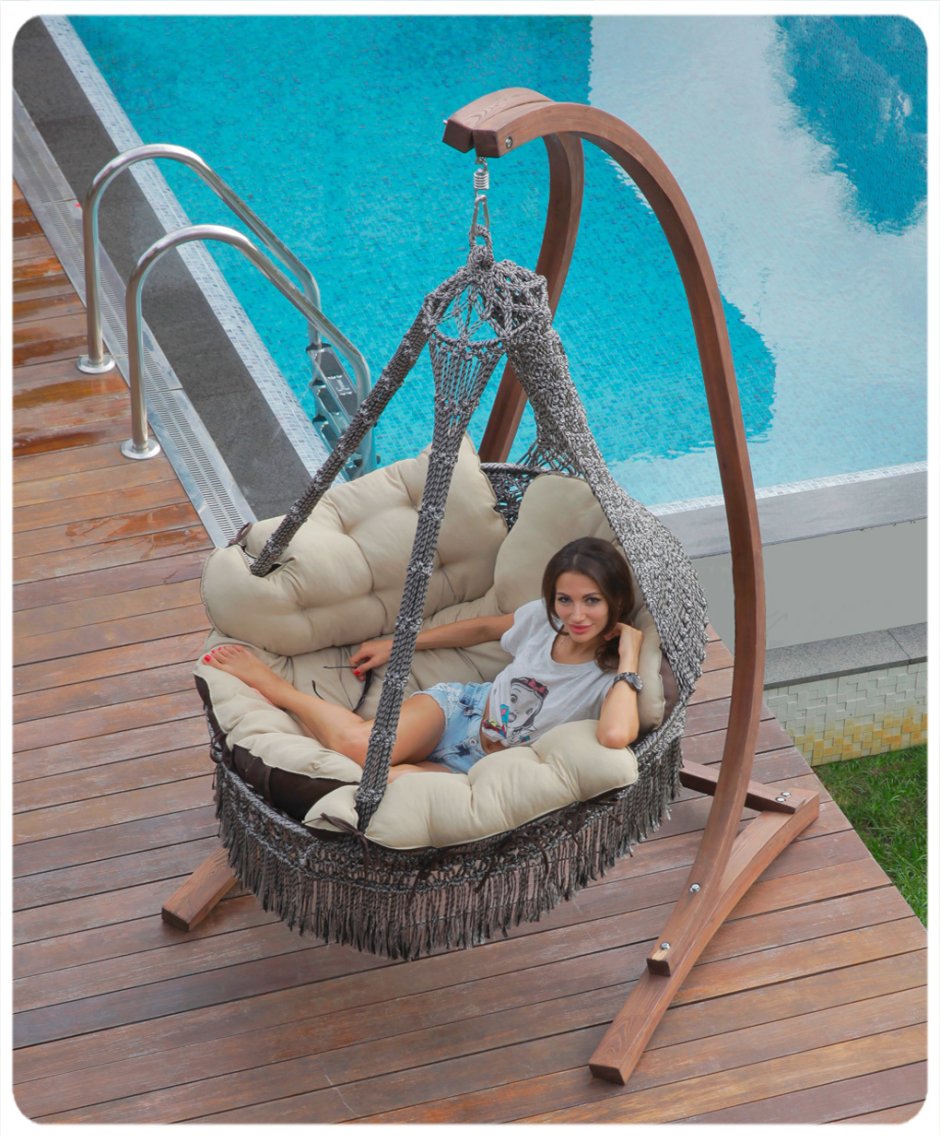 Качели садовые подвесные