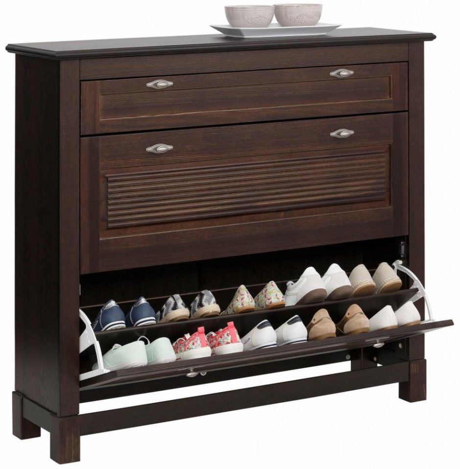 Тумба для обуви Пандора 4 айвори акварель