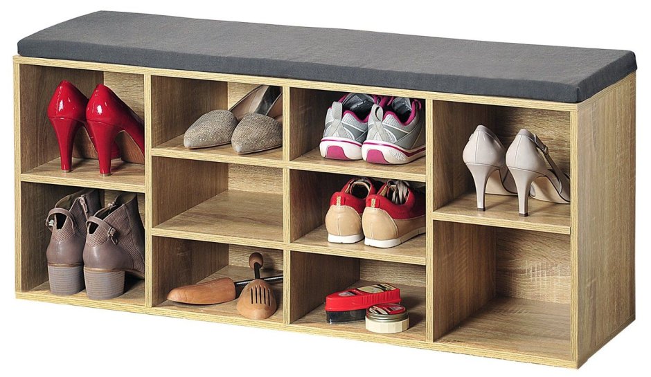 СТЭЛЛ галошница, 4 отделения, белый, 96x90 см