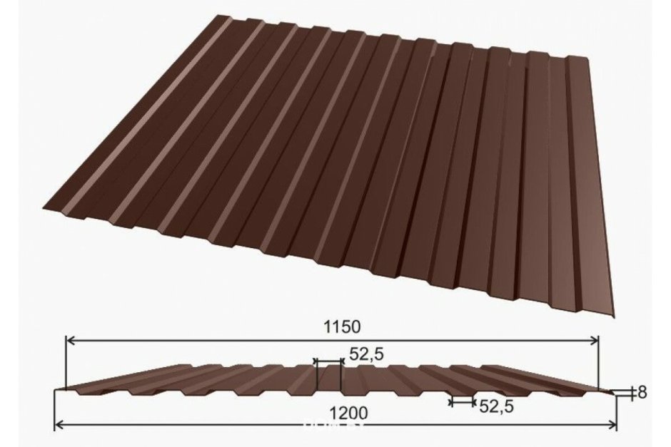 Профнастил кровельный с-21