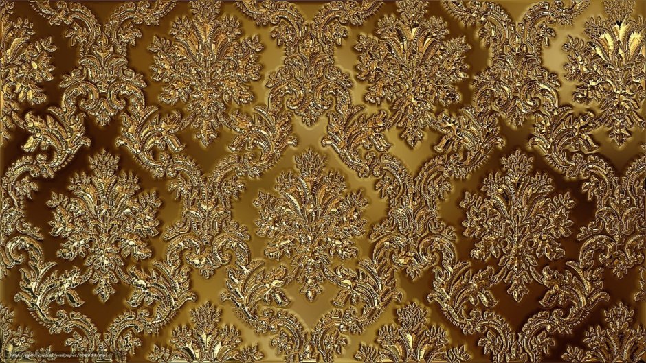 Ткань с золотым узором