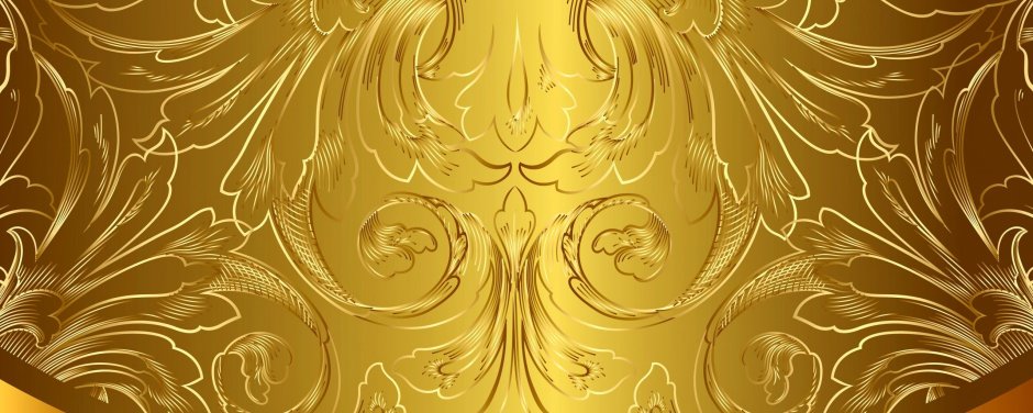 Золотистые обои