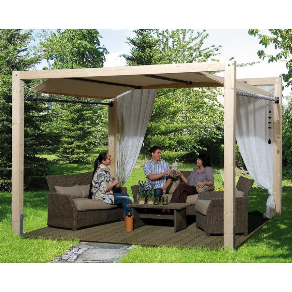 Шатер из дерева