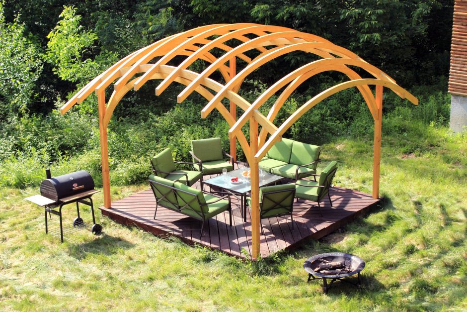 Арочная беседка